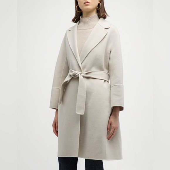 NWOT S Max Mara Arona coat in ecru - Picture 12 of 14